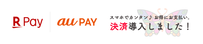 楽天ペイ・auペイ決済導入しました!